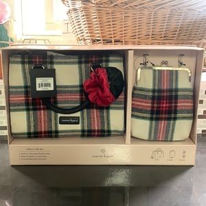Nanette Lepore Tartan Plaid 4 pc Purse Gift Set